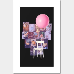 Coffee and balloon Posters and Art